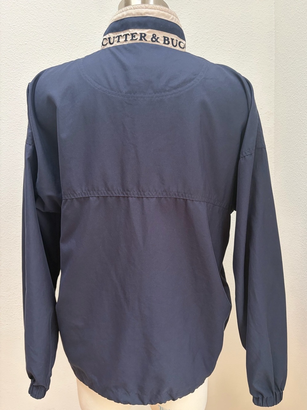 Vintage Seattle Mariners Jacket Windbreaker Full Zip Retro Navy Blue Size Medium - Picture 4 of 10